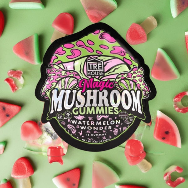 TreHouse Watermelon Magic Mushroom Gummies